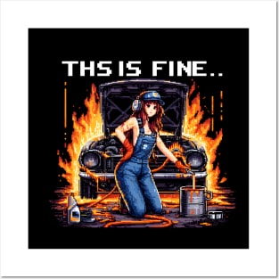 mechanic gifts - woman mechanic gifts Posters and Art